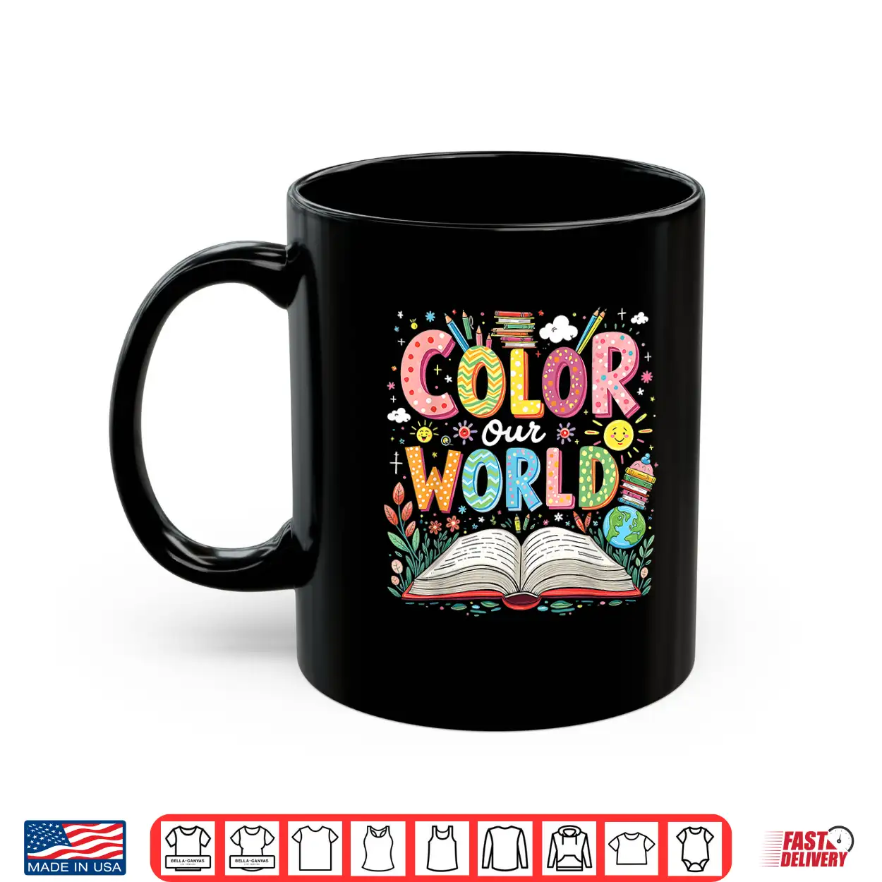 Color Our World Book Reading Program 2025 Summer Shirt Color Our World Book Reading Program 2025 Summer Shirt