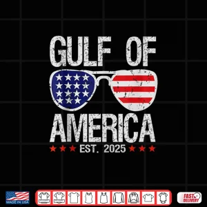 Gulf Of Usa America Since 2025 4Th Of July Sunglasses Shirt 4 Design Gulf Of USA America Since 2025 4th Of July Sunglasses Shirt