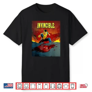 Invincible & Omni Man Bloody Reflection Poster Shirt