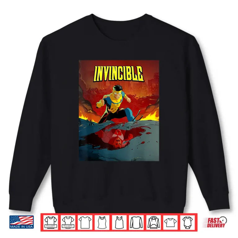 Sweatshirt Invincible Omni Man Bloody Reflection Poster Shirt