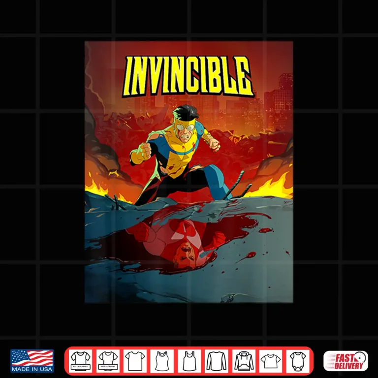 Design Invincible Omni Man Bloody Reflection Poster Shirt