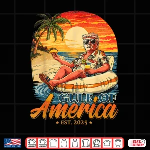 Design Funny Trump Gulf Of Us America Est 2025 Shirt