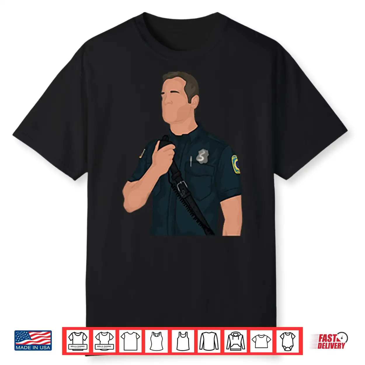 Bobby Nash Captain 911 On Abc Tv Show Shirt Bobby Nash Captain 911 On Abc Tv Show Shirt