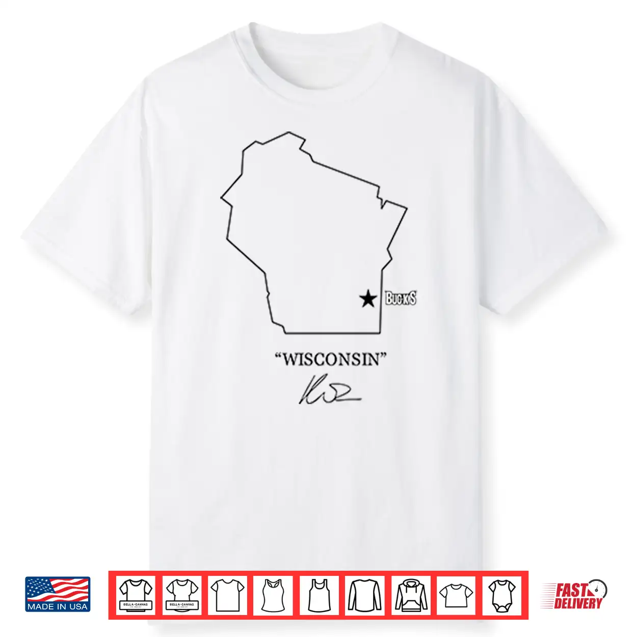 Milwaukee Bucks Bucks Wisconsin Shirt Milwaukee Bucks Bucks Wisconsin Shirt