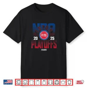 Nba Official Detroit Pistons 2025 Playoffs Shirt