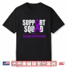 Support Squad Lupus Awareness Purple Autoimmune Disease Shirt