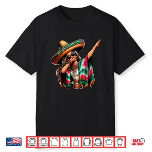 Cinco De Mayo Dabbing Mexican Women Funny Cinco De Mayo Shirt