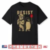 Resist Penguins And Bear Graphic We Stand With Penguins Shirt