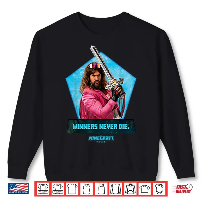 Sweatshirt Garrett Garrison Winners Never Die Minecraft Shirt