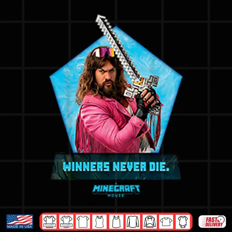 Design Garrett Garrison Winners Never Die Minecraft Shirt