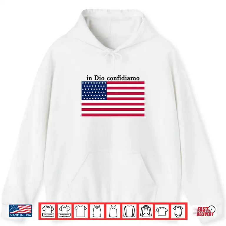 Hoodie Mayor Adams In Dio Confidiamo Shirt