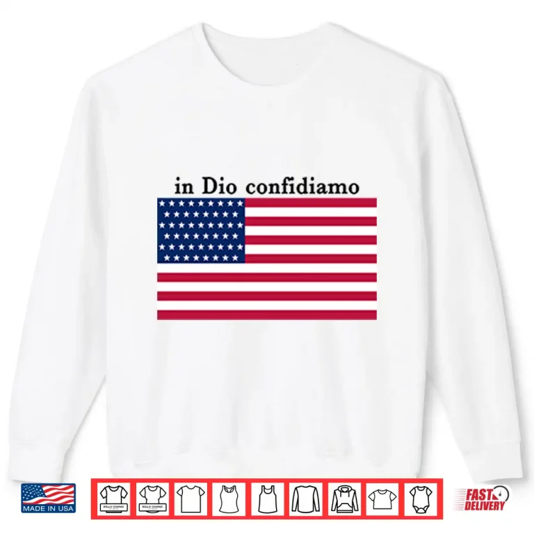 Sweatshirt Mayor Adams In Dio Confidiamo Shirt