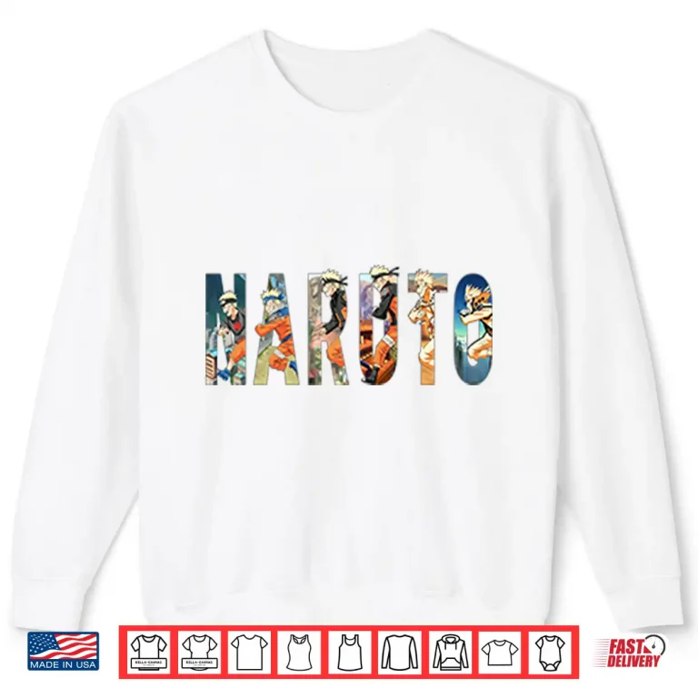 Sweatshirt Naruto Evolution Character Art Shirt