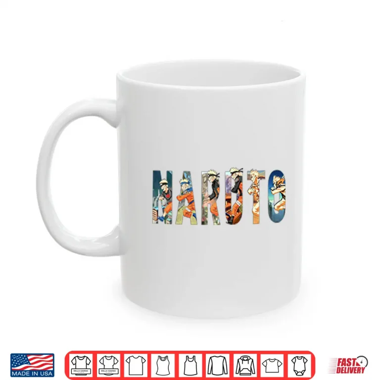 Mug Naruto Evolution Character Art Shirt