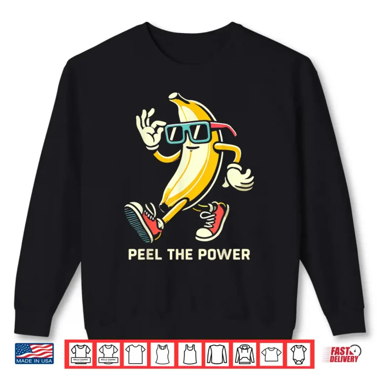 Sweatshirt Retro Banana Pun Novelty Shirt