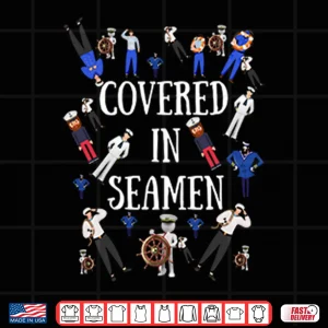 Design Covered In Seamen Shirt