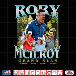 Design Rory McIlroy Grand Slam Shirt