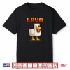 Chicken Cooked In Lava Funny Pixel Chicken Gamer Shirt