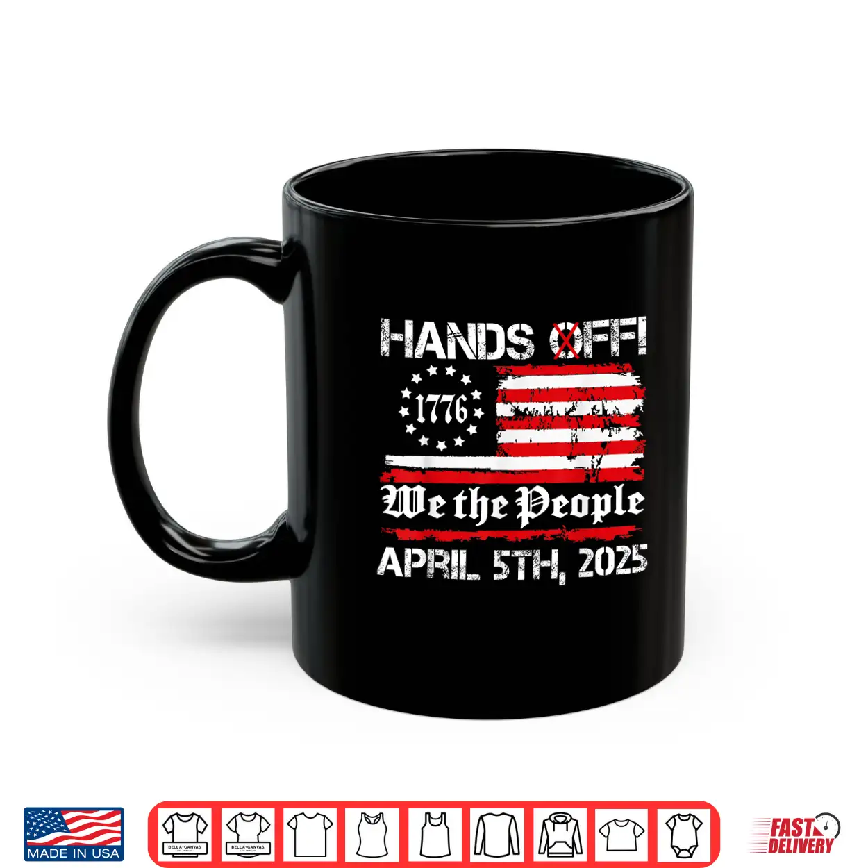 Hands Off Protest Saturday April 5 Usa Flag Shirt Hands Off Protest Saturday April 5 Usa Flag Shirt