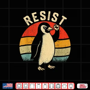 Design Resist Penguin Retro Resist Graphic Shirt
