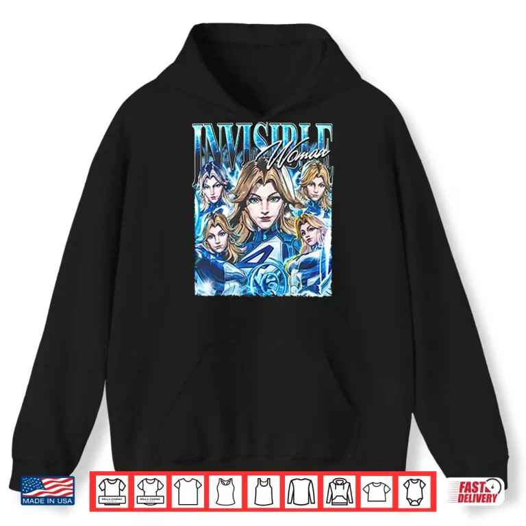 Hoodie Invisible Woman Susan Storm Marvel Shirt