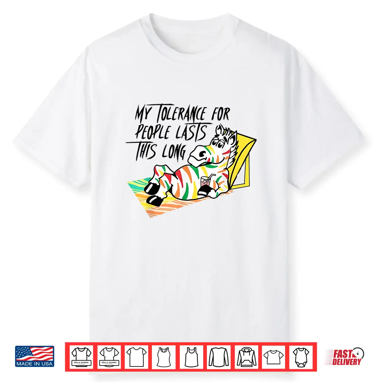 My Tolerance For People Lasts This Long Funny Saying Quote Shirt My Tolerance For People Lasts This Long Funny Saying Quote Shirt