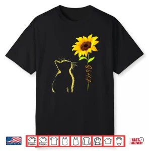 8647 Subtle Anti Trump 86 47 Cat Sunflower Cat Lovers Shirt