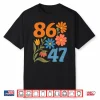 Anti Trump Floral Democrat President Liberal Shirt