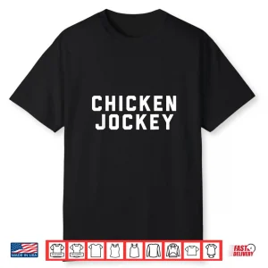 Chicken Jockey Pixel Rider Blocky Undead Video Game Zombie Shirt