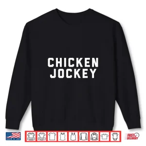Sweatshirt CHICKEN JOCKEY PIXEL RIDER BLOCKY UNDEAD VIDEO GAME ZOMBIE Shirt