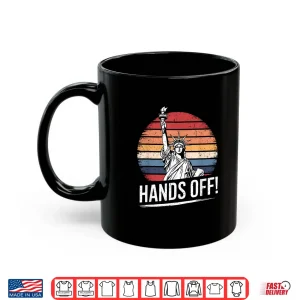Mug Resist Resistance Statue of Liberty Hands Off Protest Shirt
