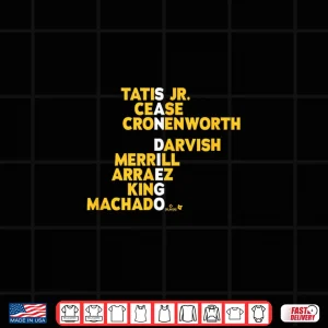 Design San Diego Names 2025 San Diego Baseball Shirt