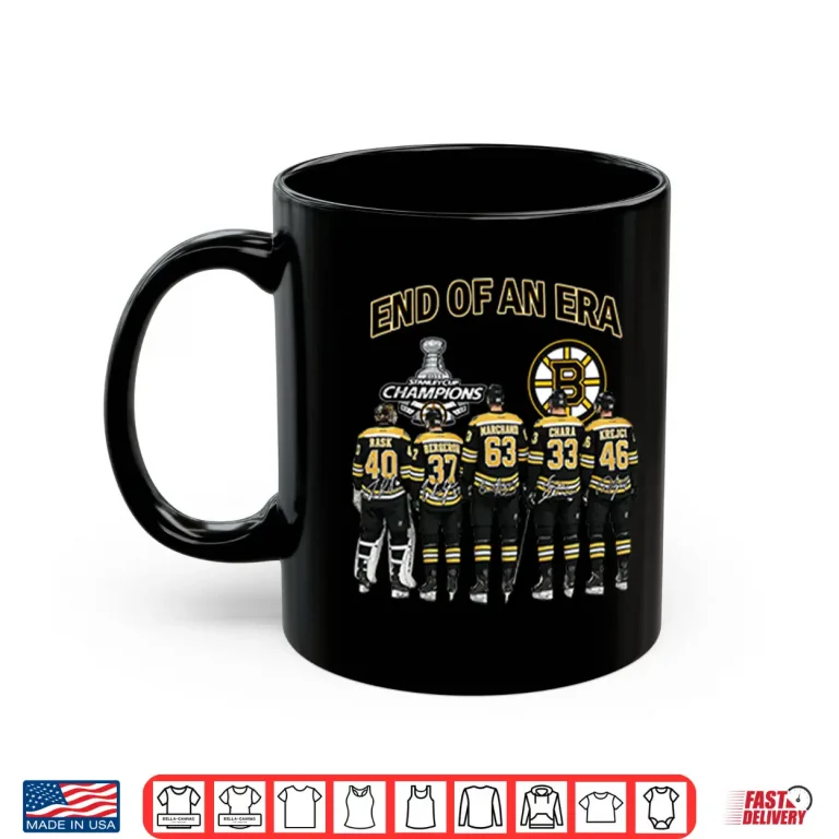 Mug Boston Bruins End Of An Era Shirt