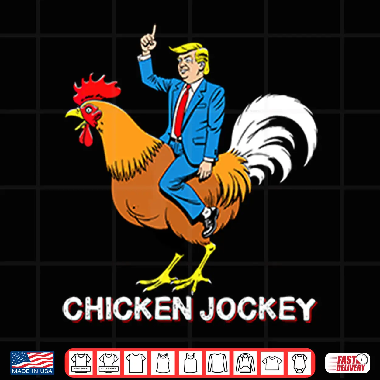 Chicken Jockey Funny Trump Shirt Chicken Jockey Funny Trump Shirt