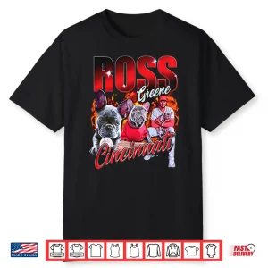 Hip Hop Ross Greene Cincinnati Reds Bulldog Baseball Shirt