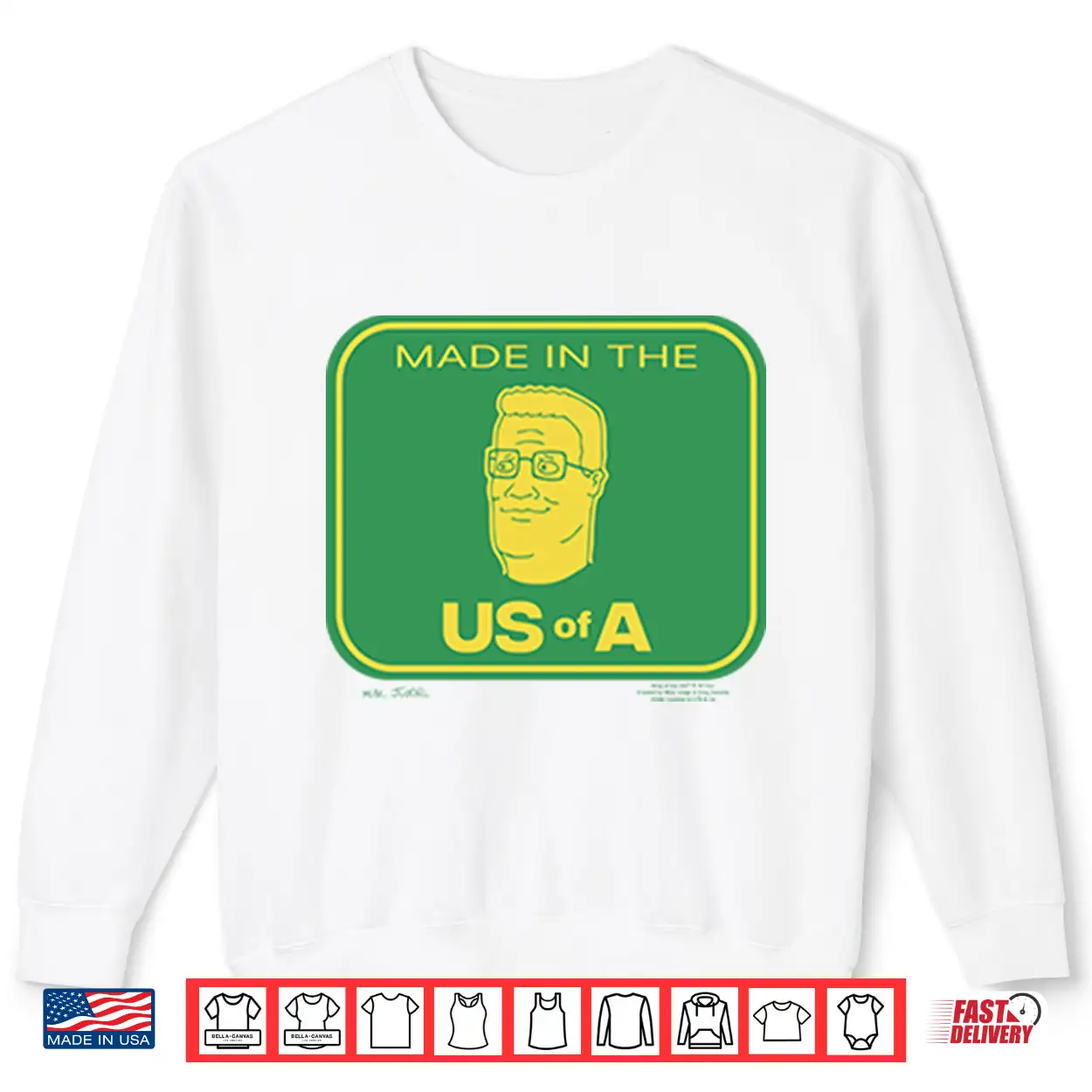 Hank Hill Made In The Us Of A Shirt Hank Hill Made In The Us Of A Shirt