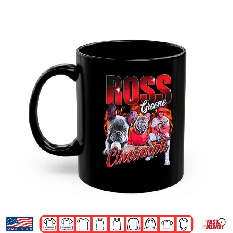 Mug Hip Hop Ross Greene Cincinnati Reds Bulldog Baseball Shirt