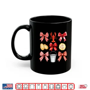 Mug Funny Bow Cute Coquette Crawfish Boil Y2K Girl Aesthetic Shirt