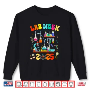 Sweatshirt Med Lab Tech Lab Week 2025 Mystery Machine Of Diagnostics Shirt