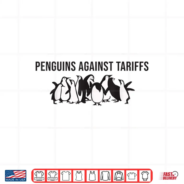 Design Penguins Against Tariffs Penguin Resist Funny Penguins Shirt