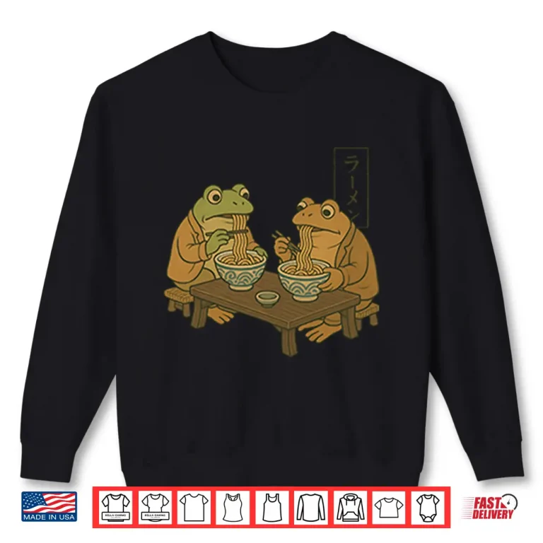 Sweatshirt Frog And Toad Ramen Shirt