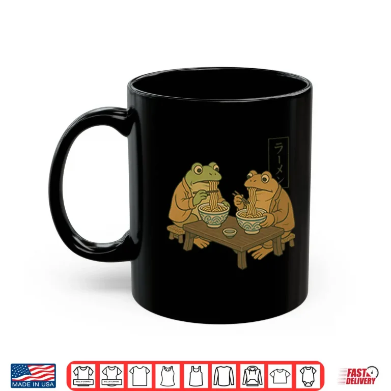 Mug Frog And Toad Ramen Shirt