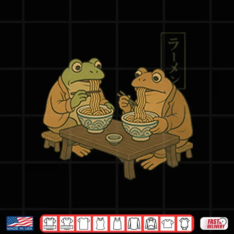Design Frog And Toad Ramen Shirt