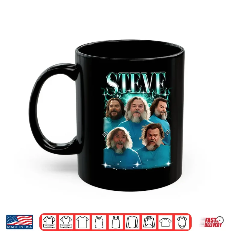 Mug Steve In Minecraft Movie Shirt