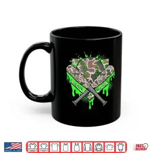 Mug Baseball Drip For Boys Ice Cream Dripping Boys Baseball Camo Shirt