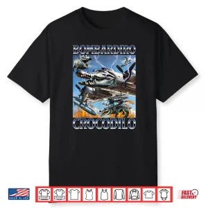 Bombardiro Crocodilo Italian Brainrot Meme Shirt