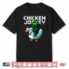 Funny Chicken Jockey Zombie Pixel Art Gamer Shirt