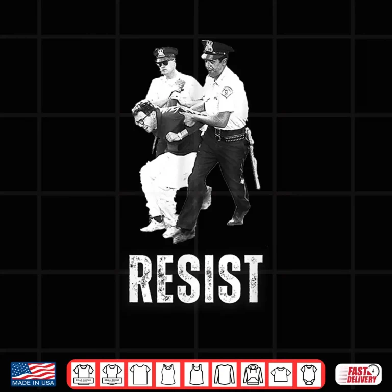 Design Young Bernie Sanders Arrested RESIST Shirt