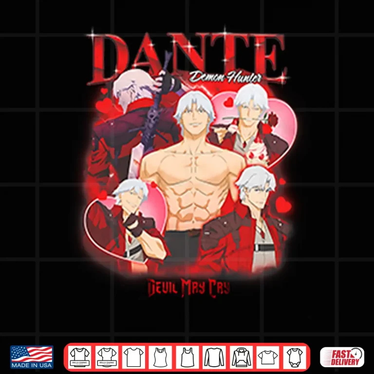 Design Dante Demon Hunter Devil May Cry Shirt 1