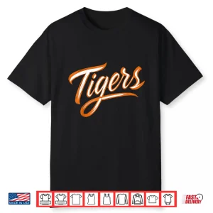 Graphic Tigers Last Name Style Classic Shirt